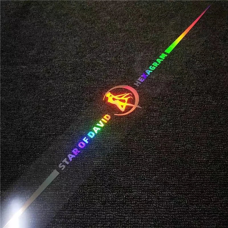 Adesivo Reflexivo de Laser Colorido para Carro