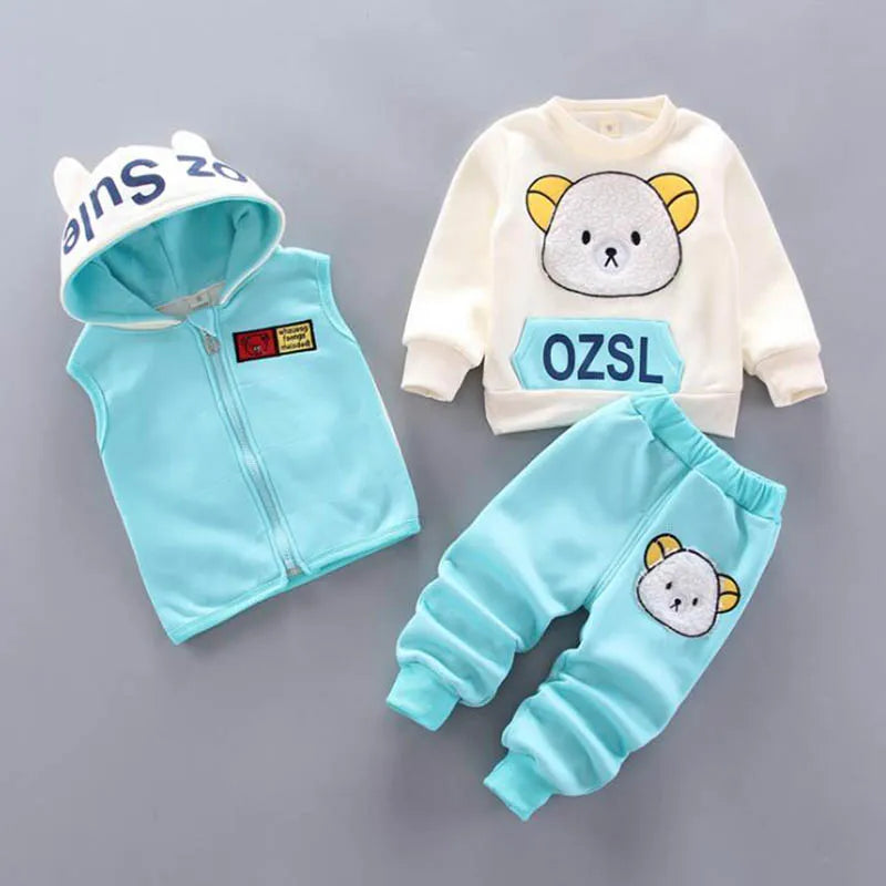 Conjunto de Roupa Infantil Urso