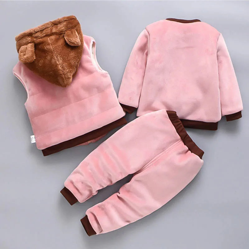 Conjunto de Roupa Infantil Urso