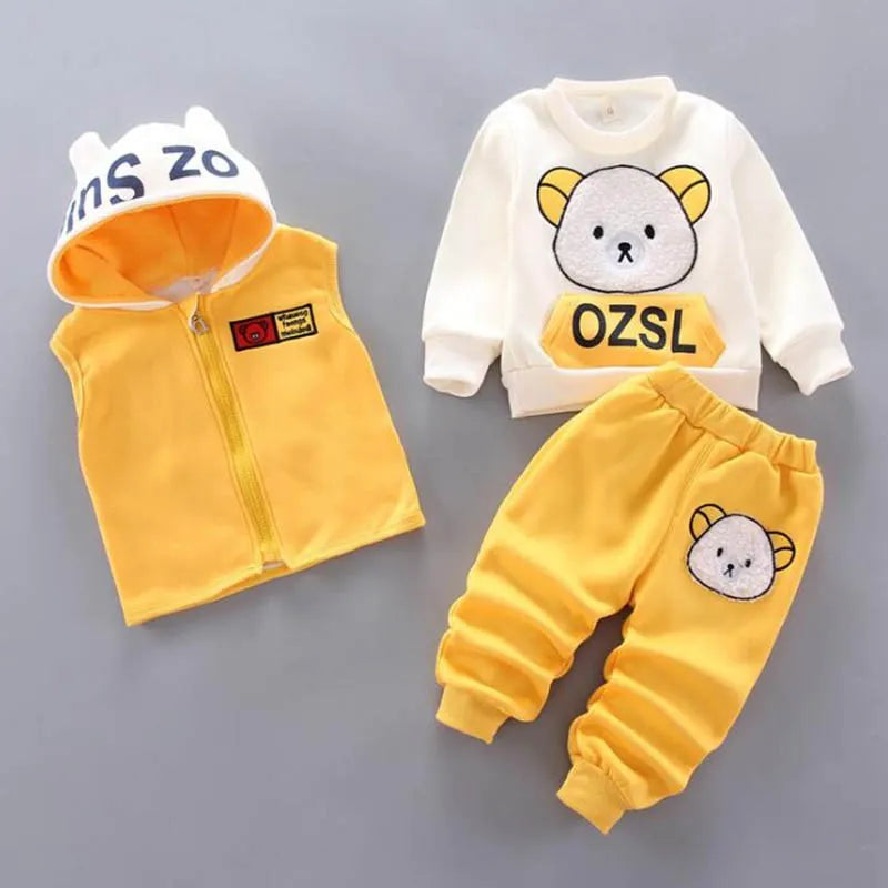 Conjunto de Roupa Infantil Urso