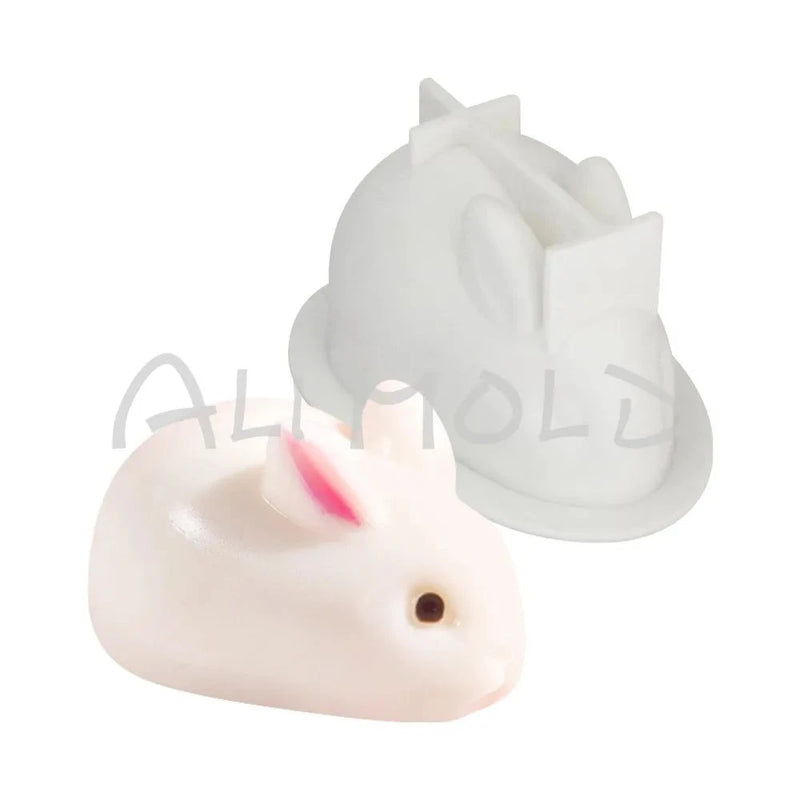 Molde Para Bolo de Silicone Mini Coelho