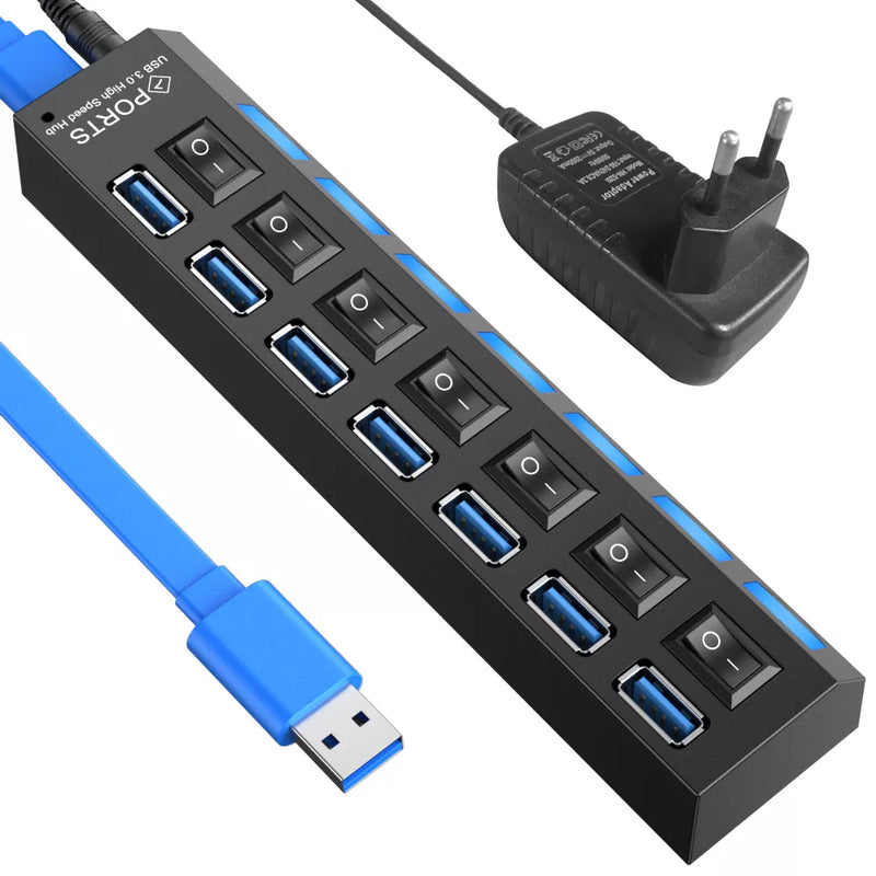 Loditech Hub USB de 7 Portas