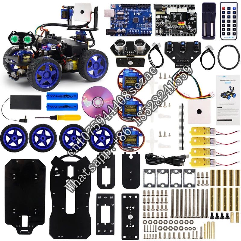 Yahboom New Arrival Stem Education With FPV Smart Robot Car Roboduino