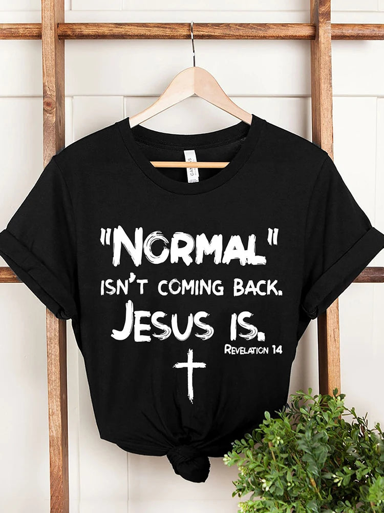 Camisa Normal Não Vai Voltar, Jesus Sim